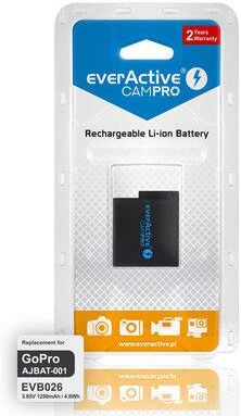 Bateria (akumulator) everActive CamPRO GoPRO Hero 5 / 6 / 7 / 8 Li-ion Premium AABAT-001 / AHDBT-501 / AJBAT-001