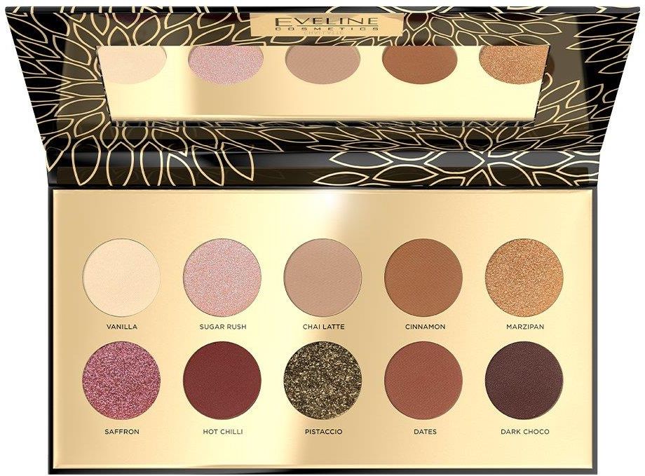 Eveline Cosmetics Eyeshadow Palette Spicy Cocoa Paleta 10 Cieni Do Powiek Opinie I Ceny Na 5016