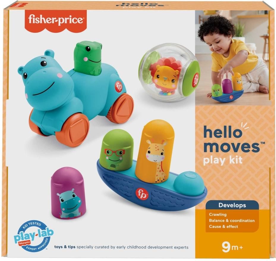 Fisher-Price Zestaw prezentowy Rozwijamy ruchy HFJ94 - zdjęcie 2 Fisher-Price Zestaw prezentowy Rozwijamy ruchy HFJ94