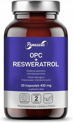 Panaseus OPC + Resweratrol - 50 kaps
