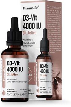 Pharmovit, Witamina D3-Vit 4000 IU Oil Active 30 ml