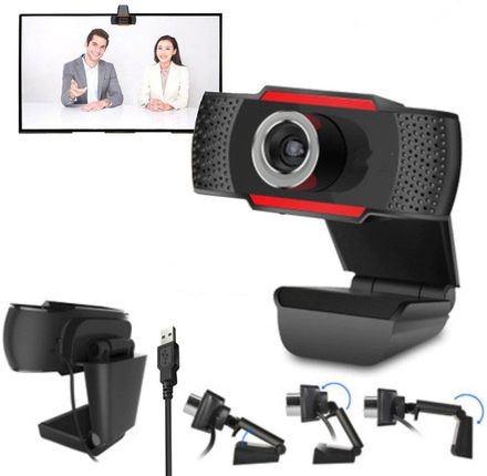Strado Kamera Internetowa Webcam 8807 Z Mikrofonem Czarna