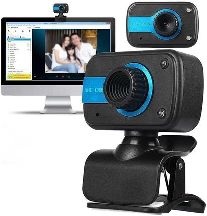 Strado Kamera Internetowa Webcam 8817 Z Mikrofonem Czarno-Niebieska