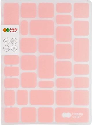Happy Color Brulion Na Spirali Trendy Soft Pink A5 80G 80 Kartek W Kratkę Ha 4761 1521-Tp80 209L808