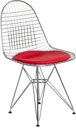 D2.Design Krzesło Net Czerwona Pojedyncza Poduszka 200
