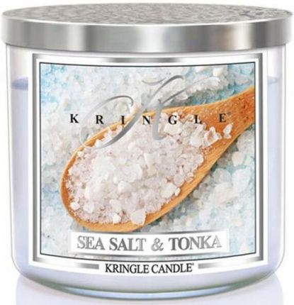 Kringle Świeca Zapachowa W Szkle Candle Sea Salt & Tonka 411 G 623239