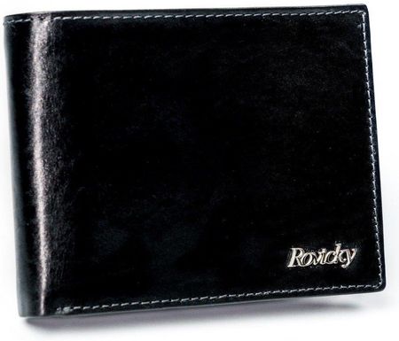 Piękny duży portfel męski ze skóry licowej — Rovicky