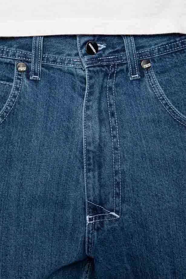 Spodnie Mass Denim Jeans Craft Baggy Fit niebieskie