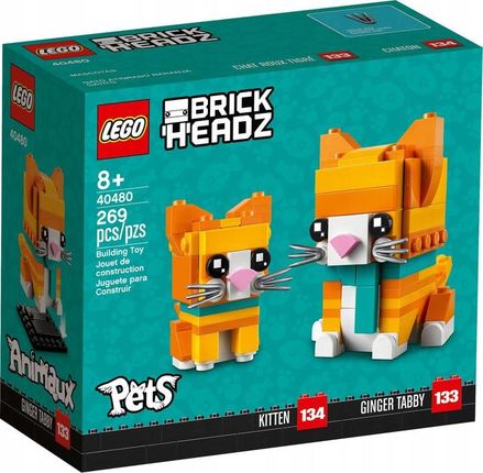 LEGO BrickHeadz 40480 Pręgowany Rudy Kot