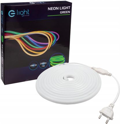Ekolight Neon Flex Led Zielony 5M 230V