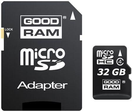 Goodram microSDHC 32GB Class 4 (SDU32GHCAGRR9)