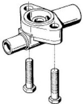 Zdjęcie Kołnierz prosty ALCO 6346-17 do zaworu typu TCLE / LCLE - Dobczyce