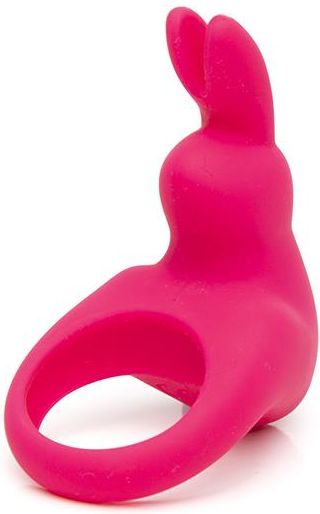 y⭐︎Rabbit Happy Rabbit Cock Ring Wibrujący Pierścień Erekcyjny Różowy
