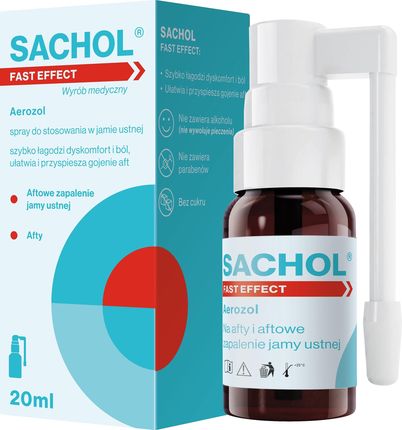 Sachol Fast Effect aerozol 20 ml
