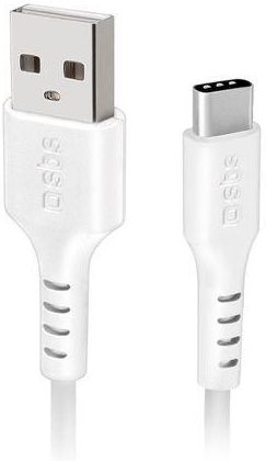 SBS USB - USB-C 1.5M BIAŁY (USB 2.0)