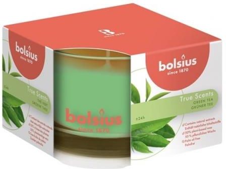 Bolsius True Scents Świeca Zapachowa W Szkle 63/90 Zielona Herbata