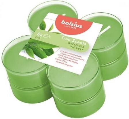 Bolsius True Scents Podgrzewacz Maxi Zielona Herbata 8Szt