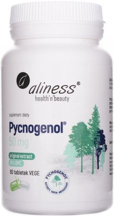 Pycnogenol® extract 65% 50mg 60tabletek Vege Aliness