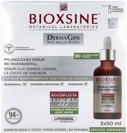 Bioxsine DermaGen serum przeciw wypadaniu włosów, 3 x 50 ml