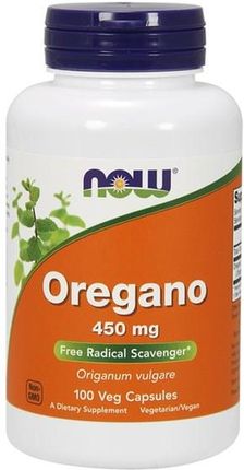 Now Foods Oregano 450 mg 100 kaps.