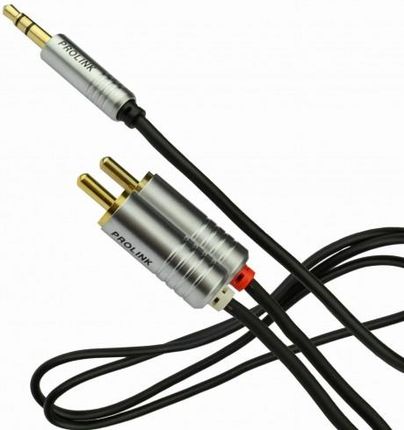 Prolink Kabel 2RCA-3.5mm jack Futura SLIM 1m