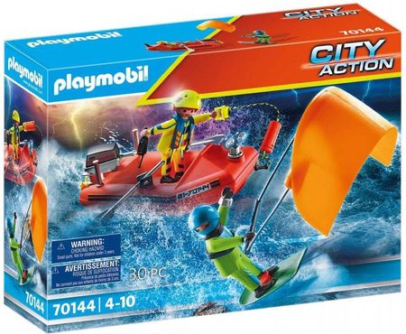 Playmobil 70144 City Action  Miasto w akcji  Distress: Kite Surfer Rescue