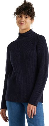 Icebreaker Hillock Funnel Neck Sweater Women Niebieski Ceny i