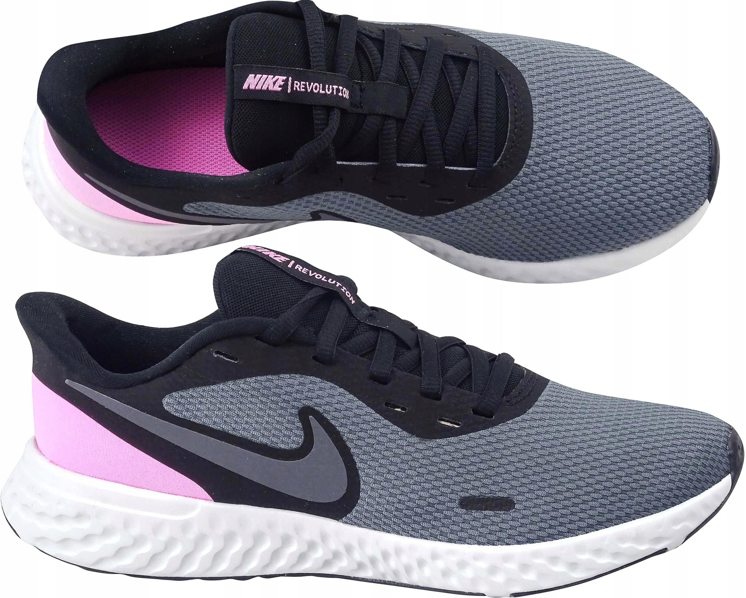 nike revolution 5 damskie czarne