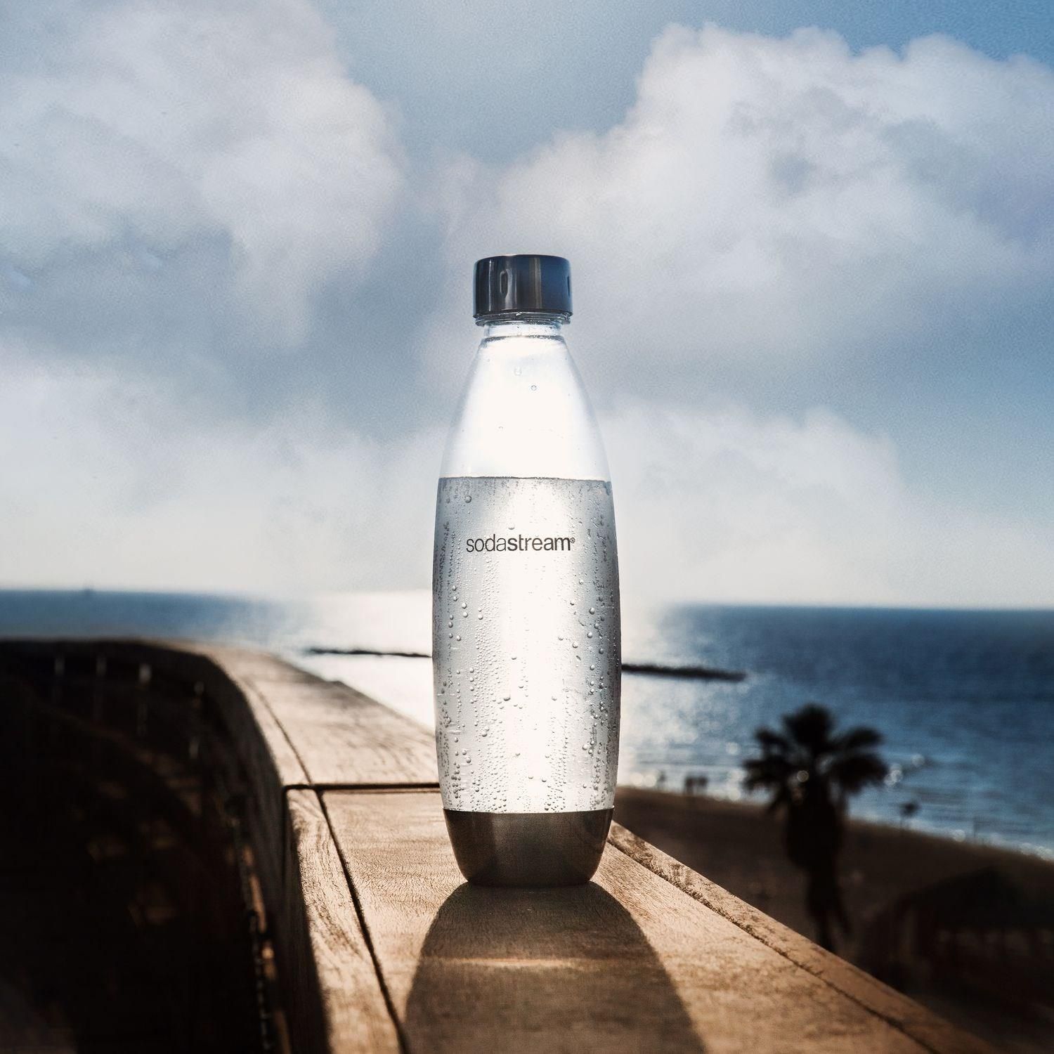 Sodastream Butelki Fuse 2X1L Do Zmywarki Czarny - zdjęcie 8 Sodastream Butelki Fuse 2X1L Do Zmywarki Czarny