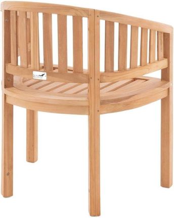 Krzesło Divero Impregnowane Drewno Tekowe