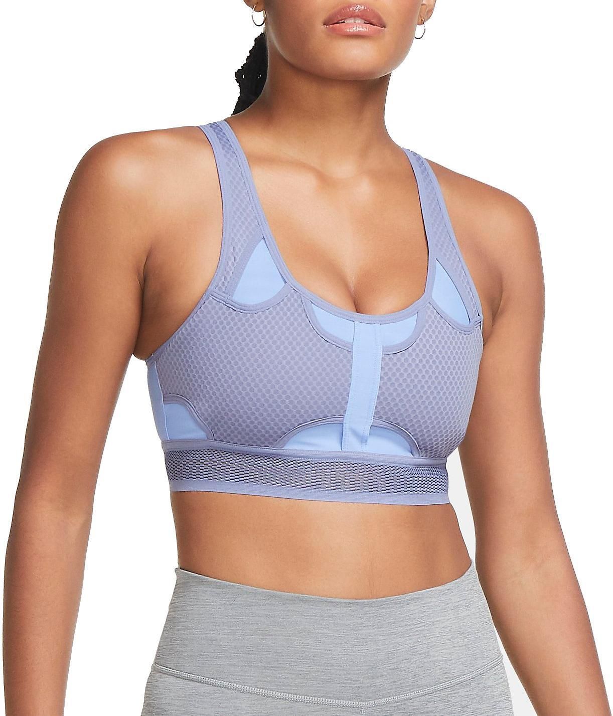 Nike Indy Ultrabreathe Bra niebiesko-żółty