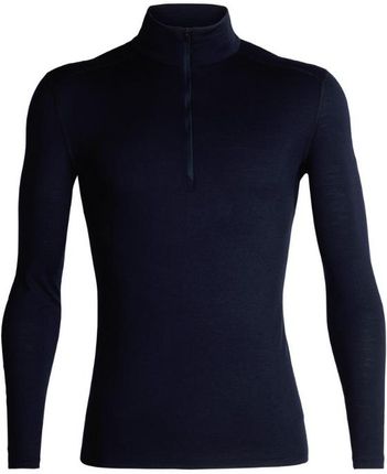 MĘSKA TERMO KOSZULKA ICEBREAKER MERINO 200 OASIS LONG SLEEVE HALF ZIP MIDNIGHT NAVY S