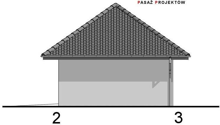 Projekt garażu dwustanowiskowego G24