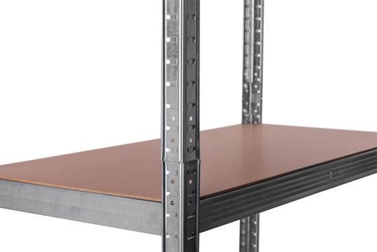 Regał magazynowy garażowy metalowy 875kg 180x90x40 - zdjęcie 4 Regał magazynowy garażowy metalowy 875kg 180x90x40