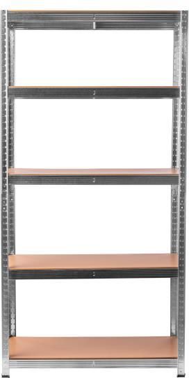Regał magazynowy garażowy metalowy 875kg 180x90x40 - zdjęcie 3 Regał magazynowy garażowy metalowy 875kg 180x90x40