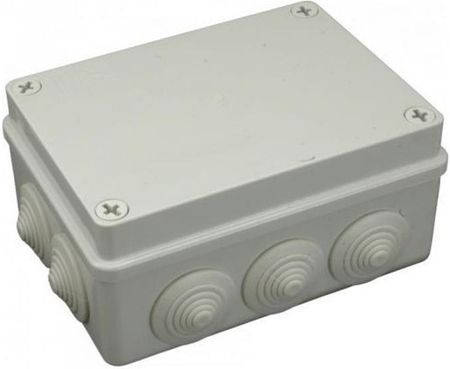 PAWBOL instalacyjna hermetyczna S-BOX szary 150 x 110 x 70, 10 dławików, IP 55 (S-BOX 306)
