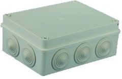 Zdjęcie PAWBOL instalacyjna hermetyczna S-BOX szary 190 x 140 x 70, 10 dławików, IP 55 (S-BOX 406) - Gorlice