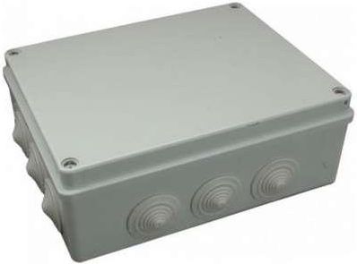PAWBOL instalacyjna hermetyczna S-BOX szary 380 x 300 x 120, 12 dławików, IP 55 (S-BOX 706)