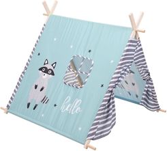 Zdjęcie Asj Commerce Namiot Tipi Wigwam Dla Dzieci Domek Teepee Do Ogrodu Niebieski - Resko