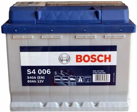 0 092 S40 040 BOSCH S4 004 S4 Batterie 12V 60Ah 540A B13 Bleiakkumulator