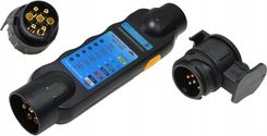 Geko Tester gniazd i wtyczek przyczep + adaptery 13/7 7