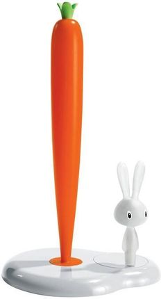 Alessi Stojak na ręcznik papierowy Bunny & Carrot (ASG42 W)
