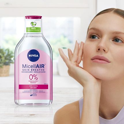 Płyn micelarny do twarzy NIVEA cera sucha 400ml x2 - zdjęcie 2