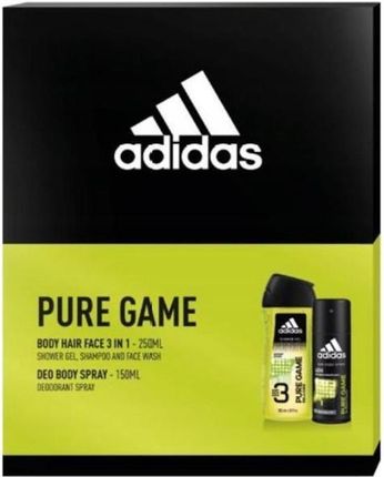 Adidas Pure Game Men Zestaw prezentowy 150ml+250ml