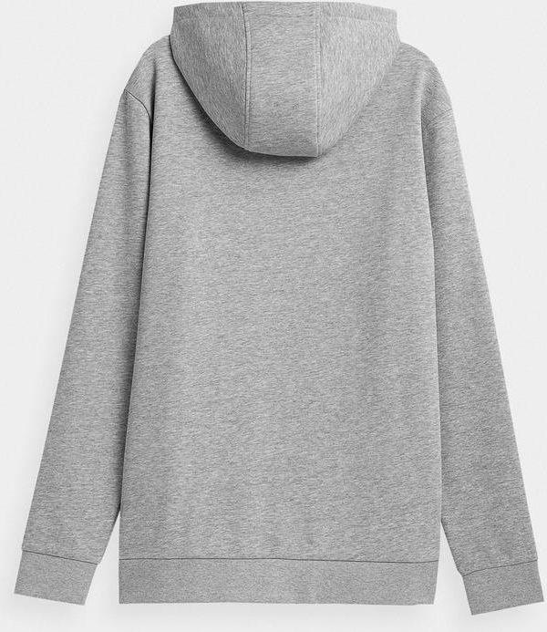 4F Bluza Męska Sportowa Z Kapturem Kangurka Szara - zdjęcie 1 4F Bluza Męska Sportowa Z Kapturem Kangurka Szara