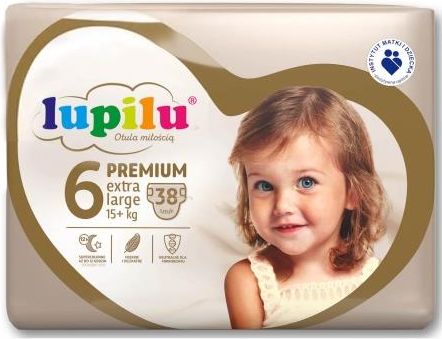 Lupilu Pieluchy Premium 6 Ekstra Large 15+ Kg 38Szt.