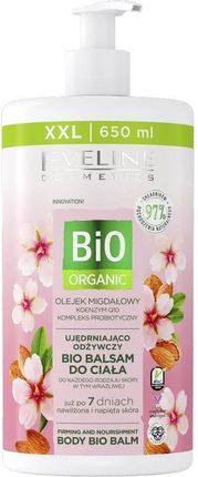 Eveline Bio Organic Balsam Do Ciała Ujędrniająco Odżywczy   Olejek Migdałowy 650 ml