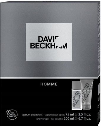 David Beckham Homme Zestaw Prezentowy 75 ml+200 ml