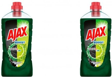 Ajax Boost Charcoal & Lime Płyn uniwersalny 2x1l