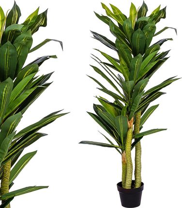 Plantasia ® Sztuczne Drzewko Dracena 120cm Smocze Drzewo